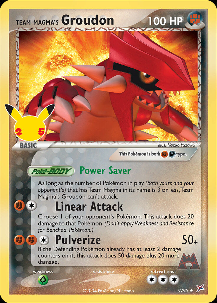 Team Magma's Groudon (9/95) [Celebrations: 25th Anniversary - Classic Collection] | Mega City Incorporated