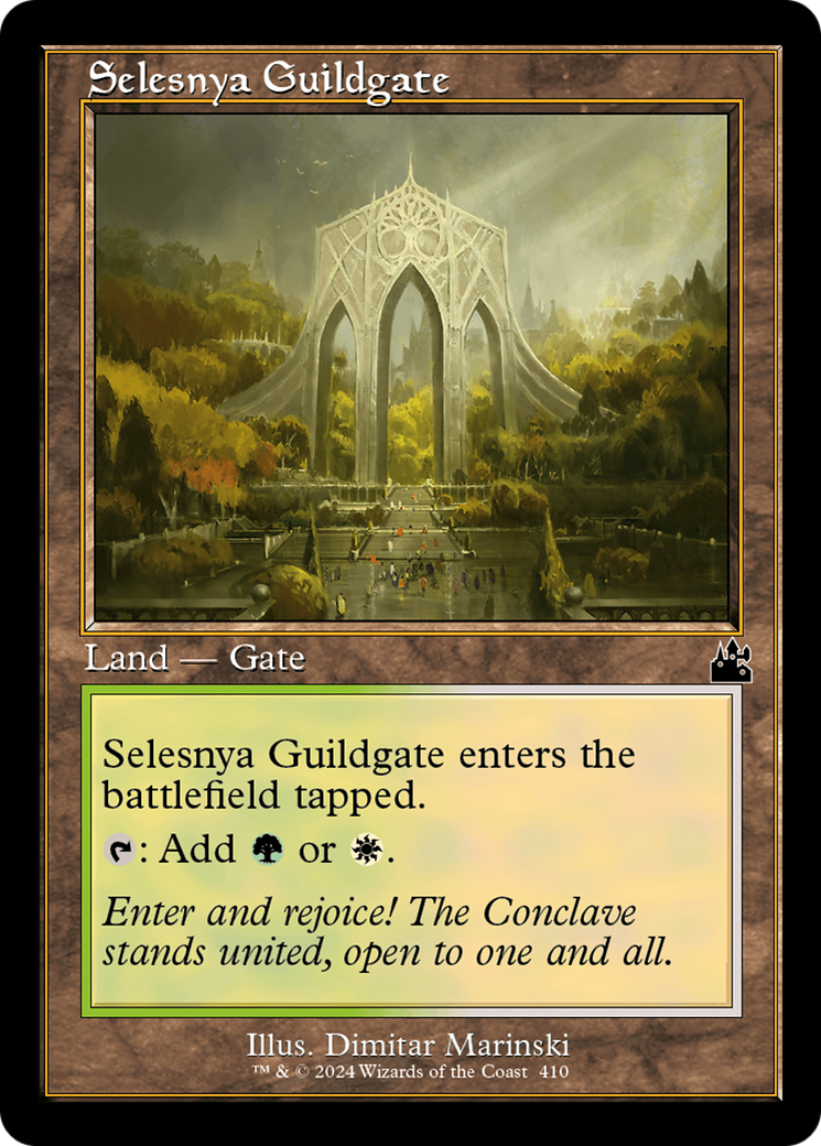 Selesnya Guildgate (Retro Frame) [Ravnica Remastered] | Mega City Incorporated