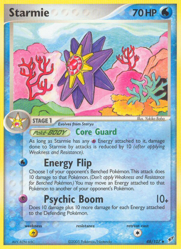 Starmie (48/107) [EX: Deoxys] | Mega City Incorporated