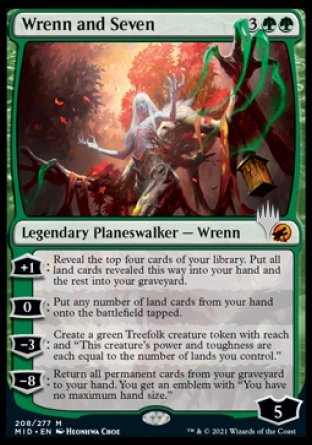 Wrenn and Seven (Promo Pack) [Innistrad: Midnight Hunt Promos] | Mega City Incorporated