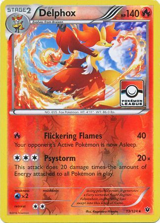 Delphox (13/124) (League Promo) [XY: Fates Collide] | Mega City Incorporated