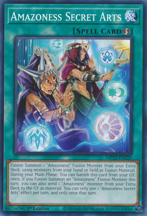 Amazoness Secret Arts [MP23-EN225] Common | Mega City Incorporated