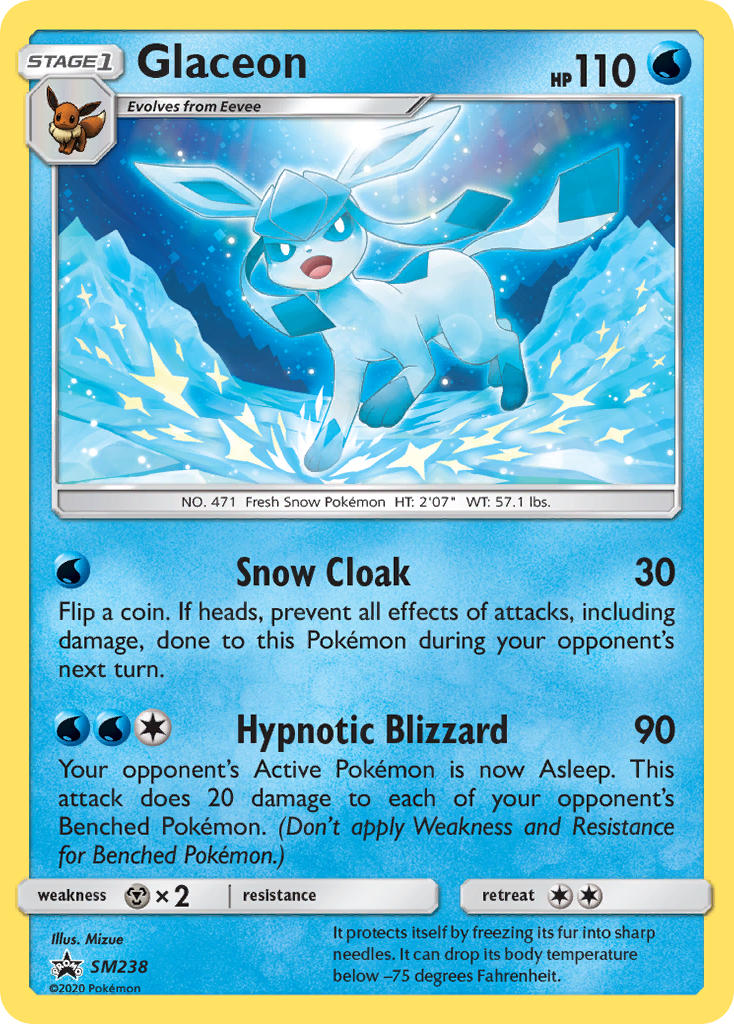 Glaceon (SM238) [Sun & Moon: Black Star Promos] | Mega City Incorporated