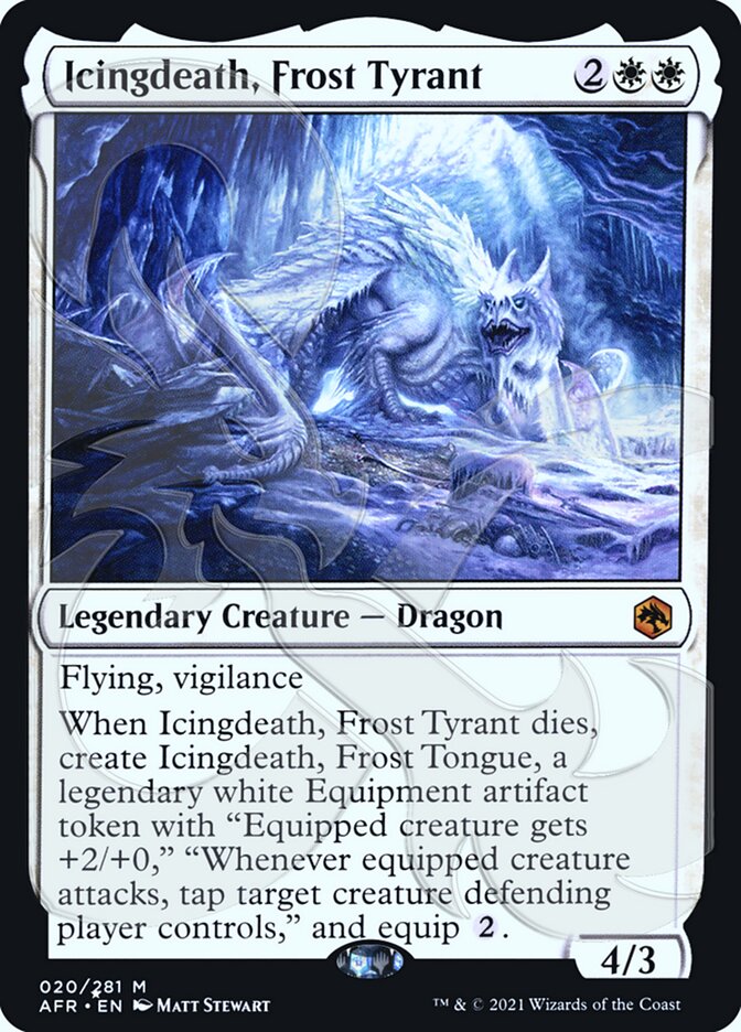 Icingdeath, Frost Tyrant (Ampersand Promo) [Dungeons & Dragons: Adventures in the Forgotten Realms Promos] | Mega City Incorporated