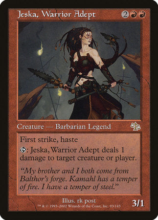 Jeska, Warrior Adept [Judgment] | Mega City Incorporated