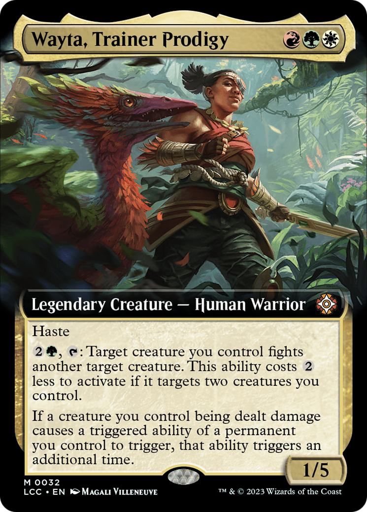 Wayta, Trainer Prodigy (Extended Art) [The Lost Caverns of Ixalan Commander] | Mega City Incorporated