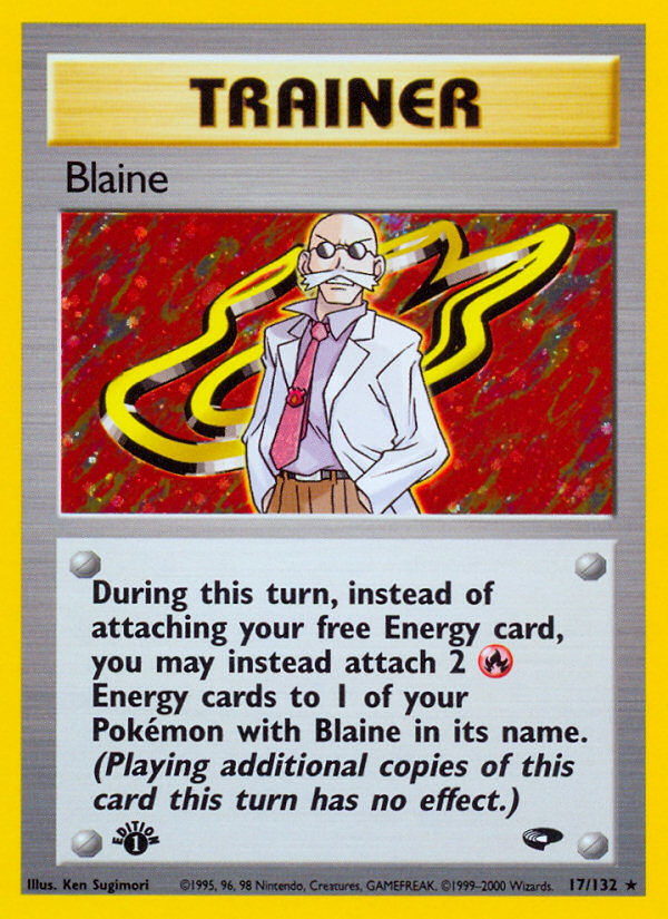 Blaine (17/132) [Gym Challenge 1st Edition] | Mega City Incorporated