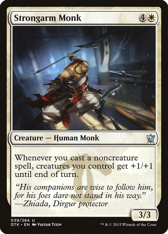 Strongarm Monk [Dragons of Tarkir] | Mega City Incorporated