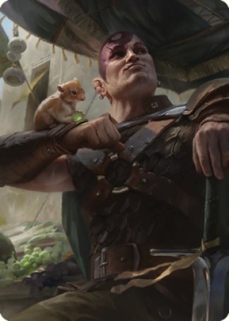 Minsc & Boo, Timeless Heroes Art Card (38) [Commander Legends: Battle for Baldur's Gate Art Series] | Mega City Incorporated