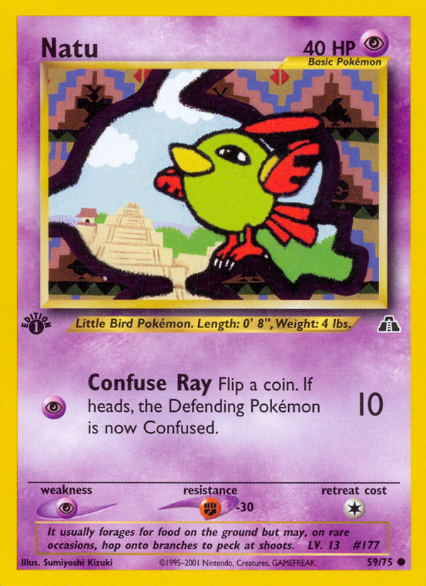 Natu (59/75) [Neo Discovery 1st Edition] | Mega City Incorporated