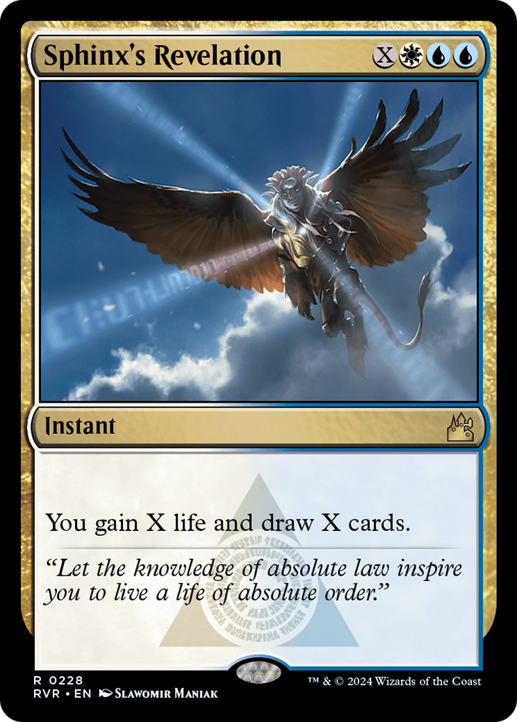 Sphinx's Revelation [Ravnica Remastered] | Mega City Incorporated