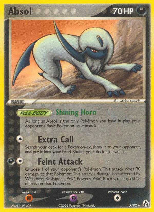 Absol (15/92) [EX: Legend Maker] | Mega City Incorporated