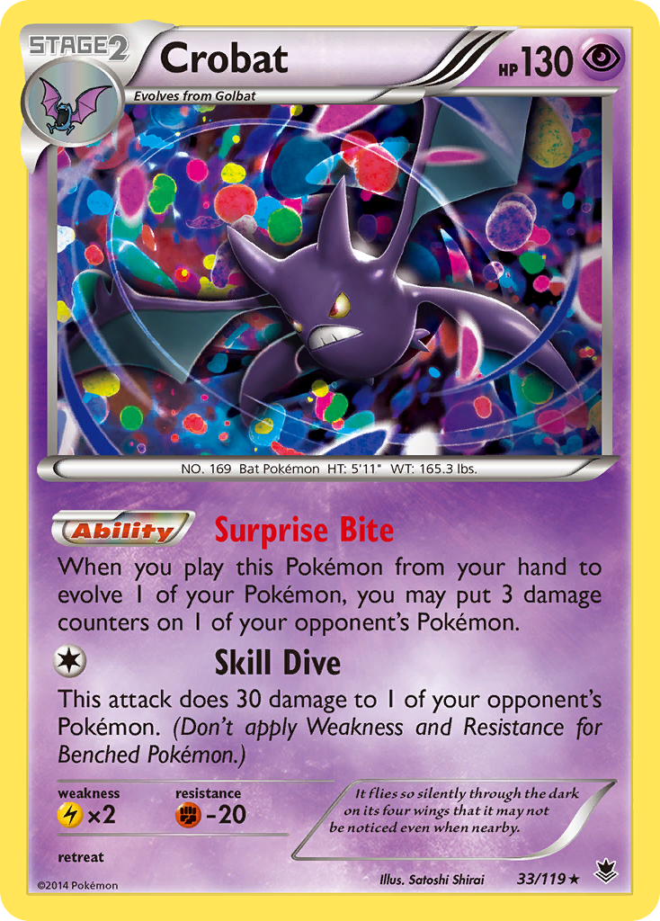 Crobat (33/119) [XY: Phantom Forces] | Mega City Incorporated