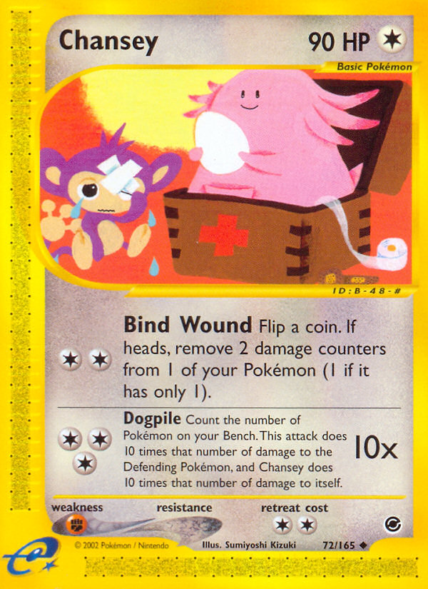 Chansey (72/165) [Expedition: Base Set] | Mega City Incorporated