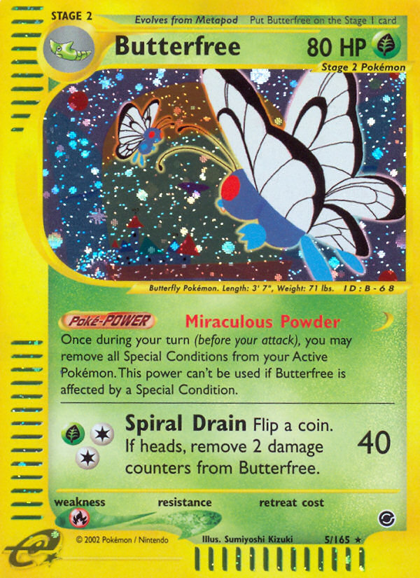 Butterfree (5/165) [Expedition: Base Set] | Mega City Incorporated