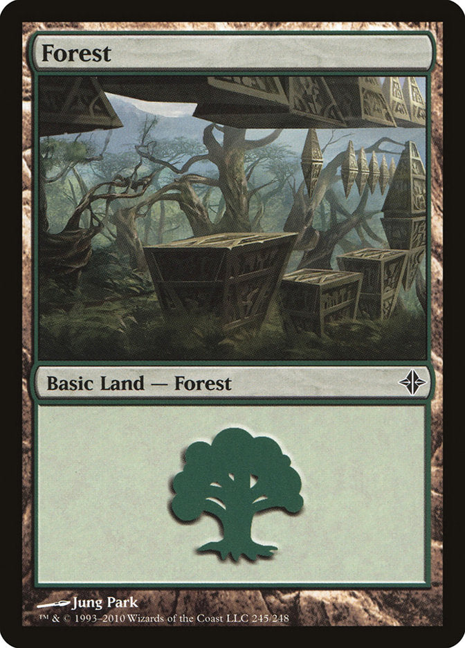 Forest (245) [Rise of the Eldrazi] | Mega City Incorporated