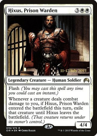 Hixus, Prison Warden [Magic Origins Promos] | Mega City Incorporated