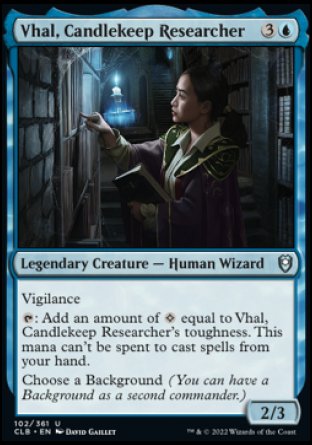 Vhal, Candlekeep Researcher [Commander Legends: Battle for Baldur's Gate] | Mega City Incorporated