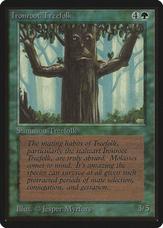 Ironroot Treefolk [Limited Edition Beta] | Mega City Incorporated