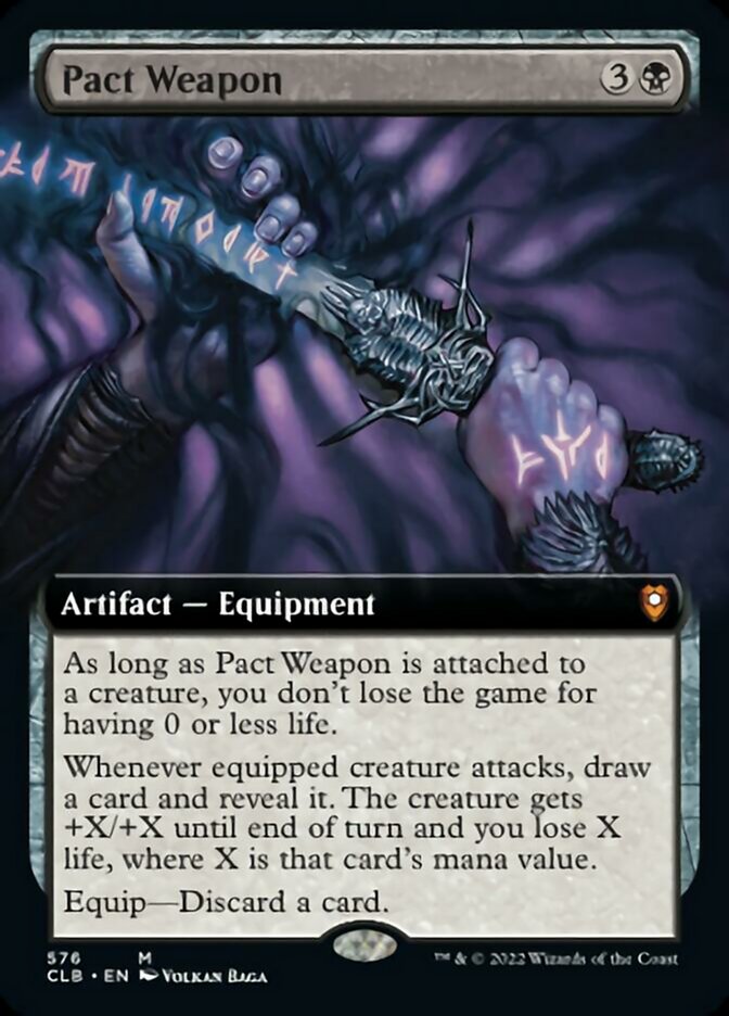 Pact Weapon (Extended Art) [Commander Legends: Battle for Baldur's Gate] | Mega City Incorporated