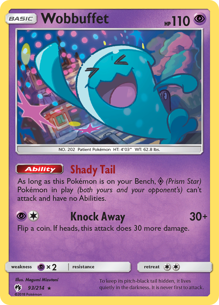 Wobbuffet (93/214) [Sun & Moon: Lost Thunder] | Mega City Incorporated