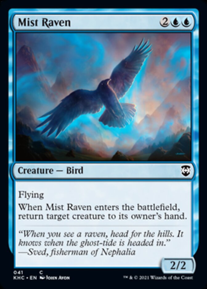 Mist Raven [Kaldheim Commander] | Mega City Incorporated