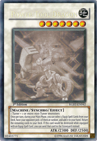 Power Tool Dragon [RGBT-EN042] Ultimate Rare | Mega City Incorporated