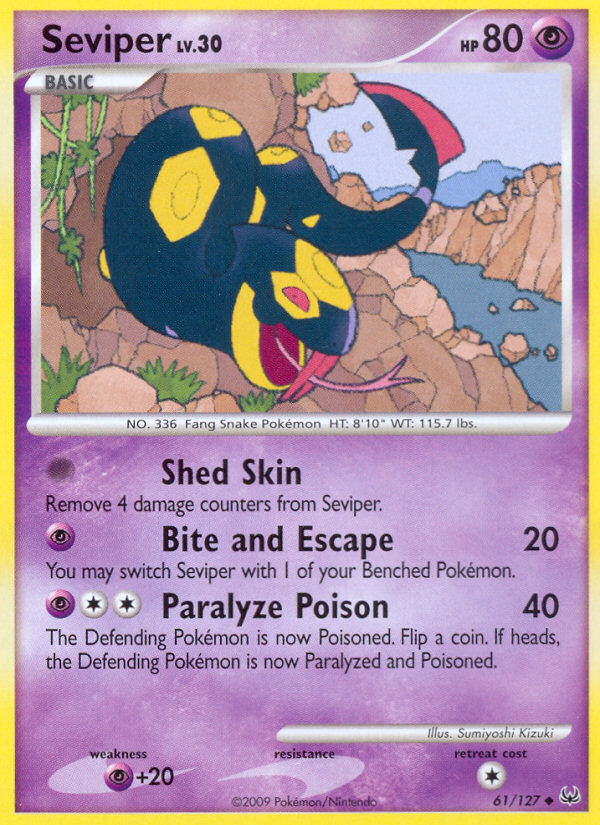 Seviper (61/127) [Platinum: Base Set] | Mega City Incorporated