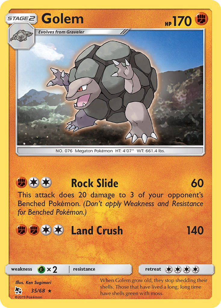 Golem (35/68) [Sun & Moon: Hidden Fates] | Mega City Incorporated