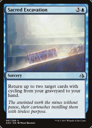 Sacred Excavation [Amonkhet] | Mega City Incorporated