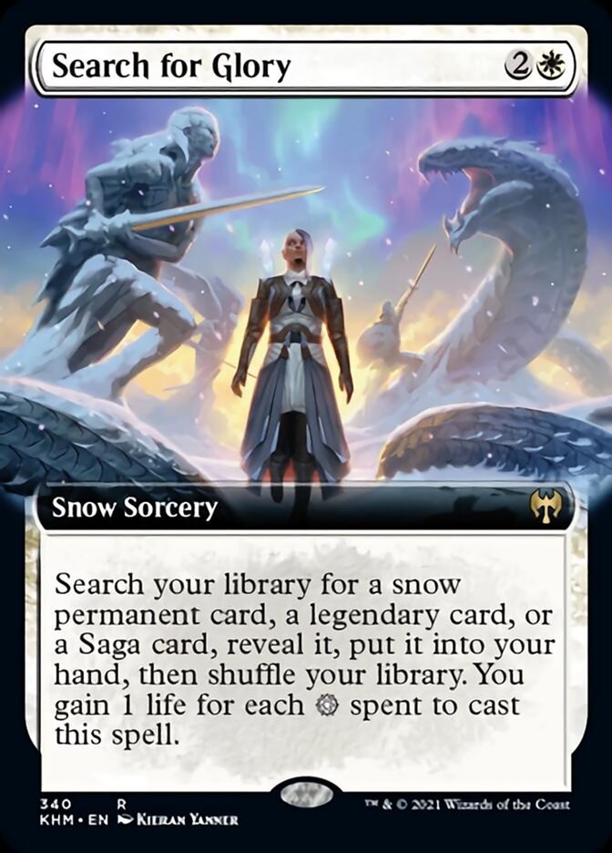 Search for Glory (Extended Art) [Kaldheim] | Mega City Incorporated