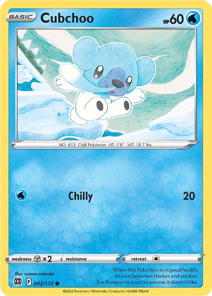 Cubchoo (042/172) [Sword & Shield: Brilliant Stars] | Mega City Incorporated