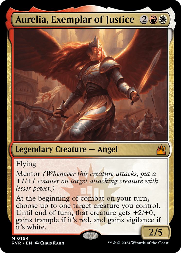 Aurelia, Exemplar of Justice [Ravnica Remastered] | Mega City Incorporated