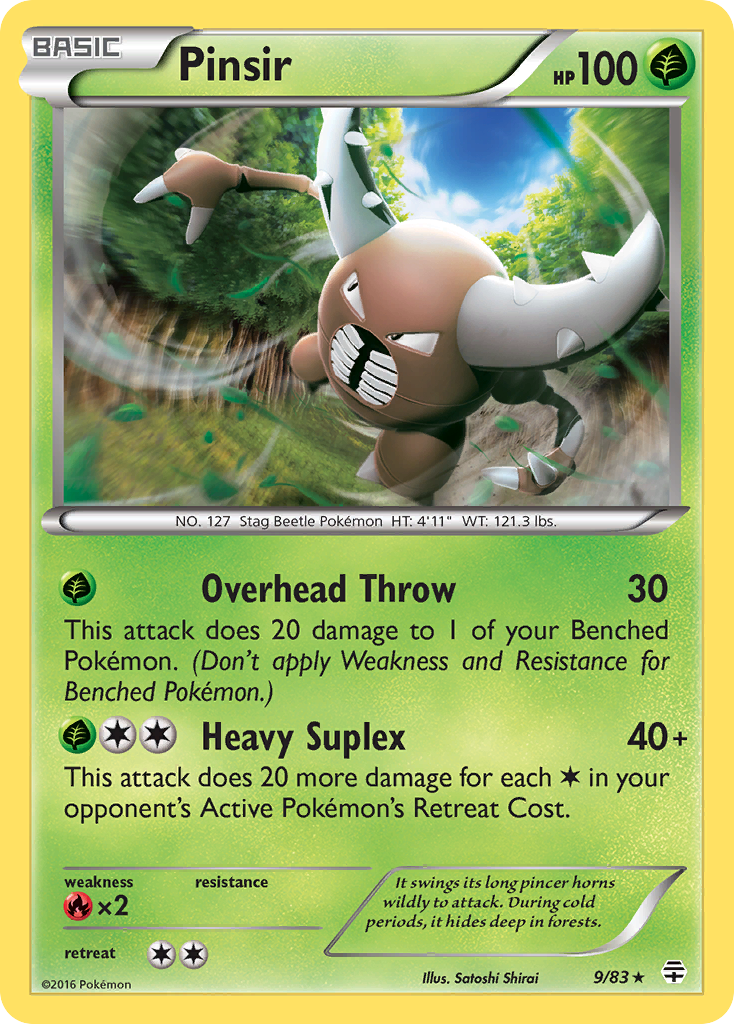 Pinsir (9/83) [XY: Generations] | Mega City Incorporated