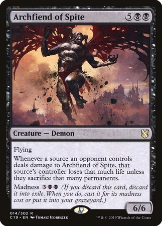 Archfiend of Spite [Commander 2019] | Mega City Incorporated