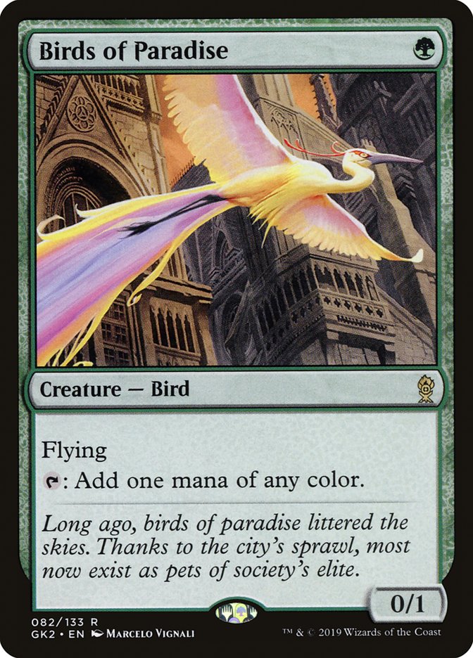 Birds of Paradise [Ravnica Allegiance Guild Kit] | Mega City Incorporated