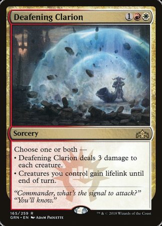 Deafening Clarion [Guilds of Ravnica] | Mega City Incorporated