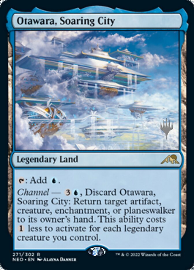 Otawara, Soaring City (Promo Pack) [Kamigawa: Neon Dynasty Promos] | Mega City Incorporated