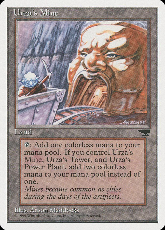 Urza's Mine (Mine Cart Entering Mouth) [Chronicles] | Mega City Incorporated