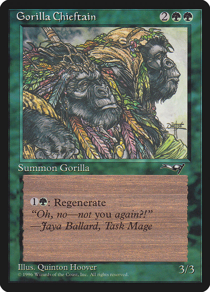 Gorilla Chieftain (Two Gorilla Art) [Alliances] | Mega City Incorporated