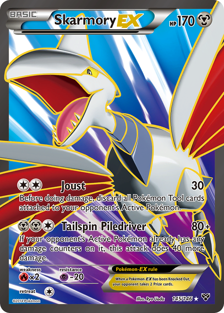 Skarmory EX (145/146) [XY: Base Set] | Mega City Incorporated