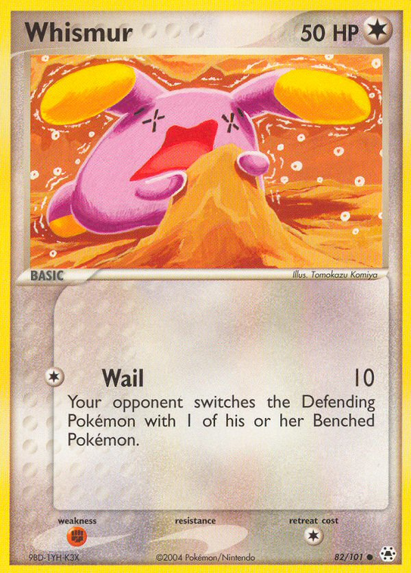 Whismur (82/101) [EX: Hidden Legends] | Mega City Incorporated