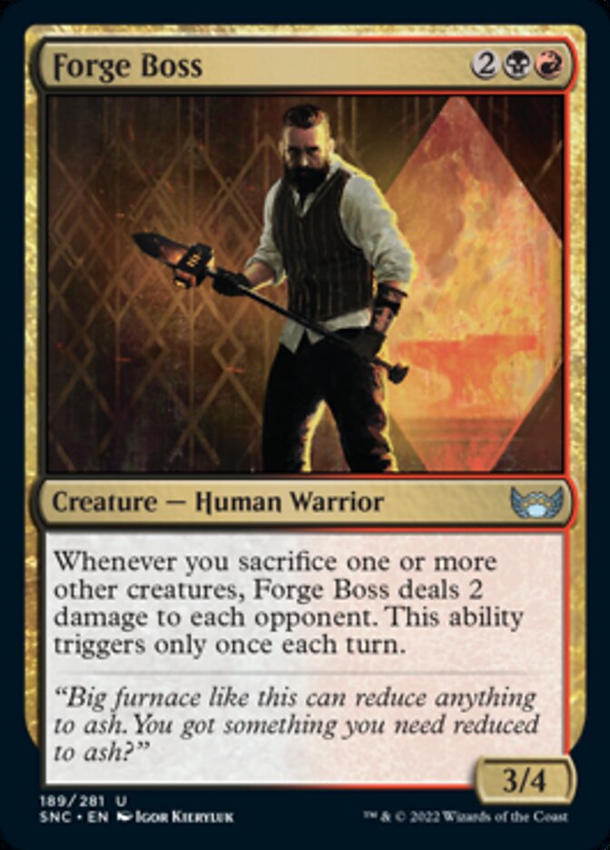 Forge Boss [Streets of New Capenna] | Mega City Incorporated