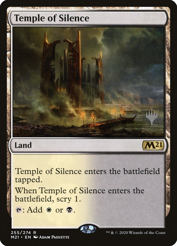 Temple of Silence (Promo Pack) [Core Set 2021 Promos] | Mega City Incorporated