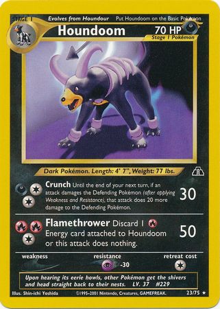 Houndoom (23/75) [Neo Discovery Unlimited] | Mega City Incorporated