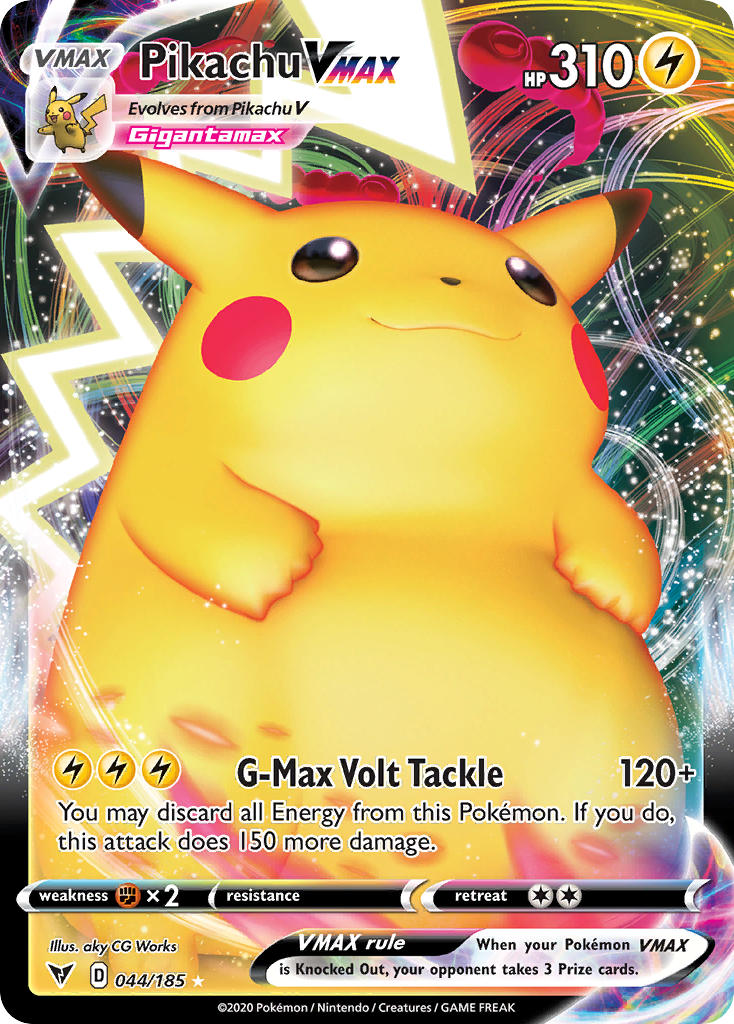 Pikachu VMAX (044/185) [Sword & Shield: Vivid Voltage] | Mega City Incorporated