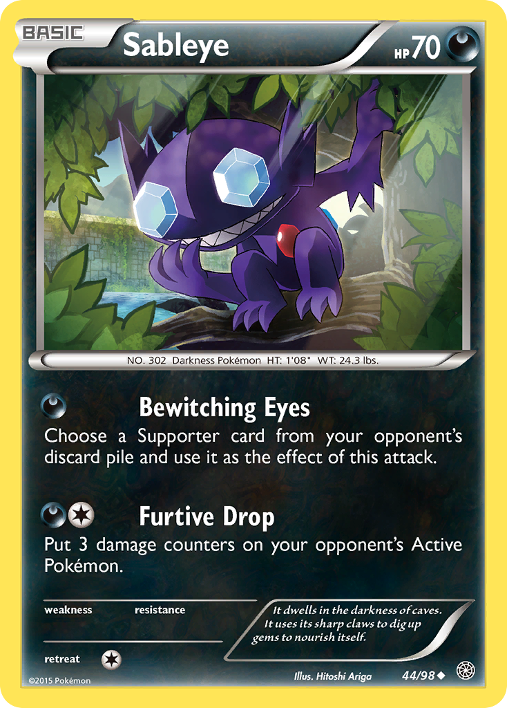 Sableye (44/98) [XY: Ancient Origins] | Mega City Incorporated