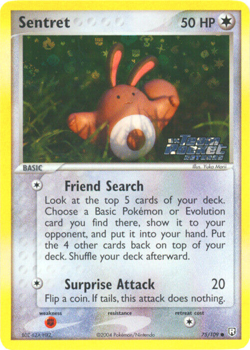 Sentret (75/109) (Stamped) [EX: Team Rocket Returns] | Mega City Incorporated