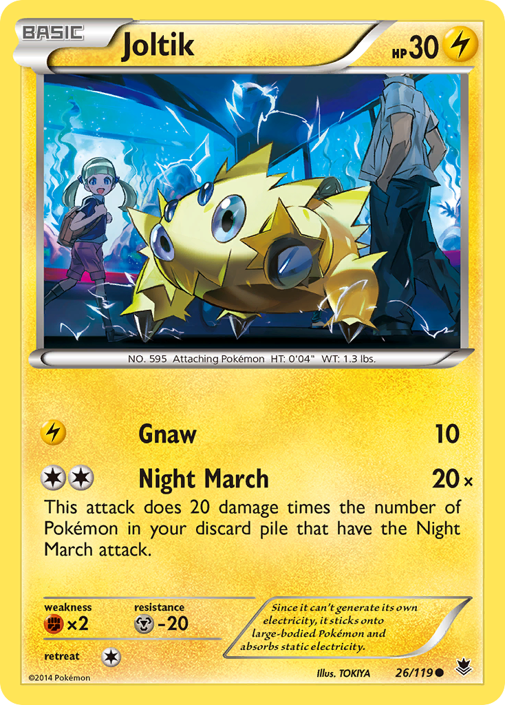 Joltik (26/119) [XY: Phantom Forces] | Mega City Incorporated