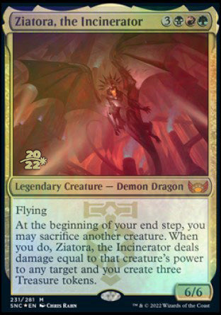 Ziatora, the Incinerator [Streets of New Capenna Prerelease Promos] | Mega City Incorporated